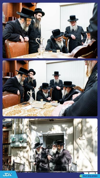 האדמו"ר מבורשטין באזוכט ביי האדמו"ר מראחמיסטריווקא